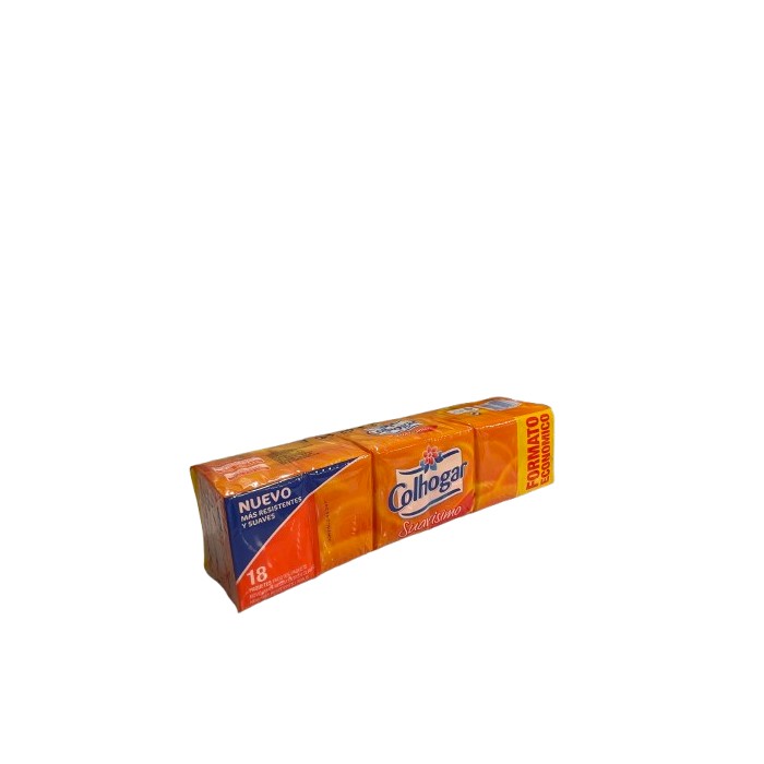 PAÑUELOS COLHOGAR SUAVISIMO COMPACT (18 paq x 10 uds)