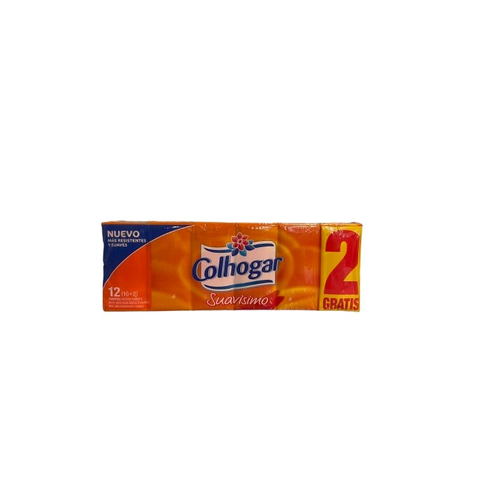 PAÑUELOS COLHOGAR SUAVISIMO (12 paquetes)