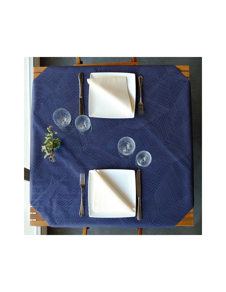 MANTEL ROLLO NEWTEX 1.20 m x 50 m AZUL LINEAS