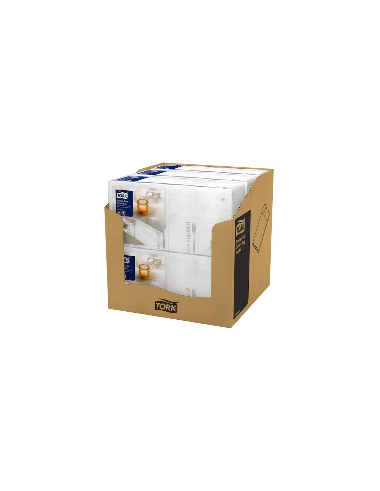 SERVILLETA 39x39 CUBIERTOS TORK BON APPETIT 3 Capas (6 paquetes de 200 servilletas)