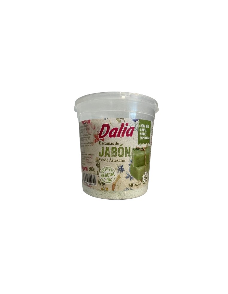 JABON ESCAMA VERDE DALIA 500 gramos