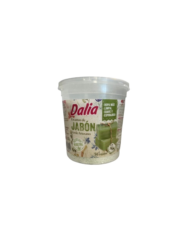JABON ESCAMA VERDE DALIA 500 gramos