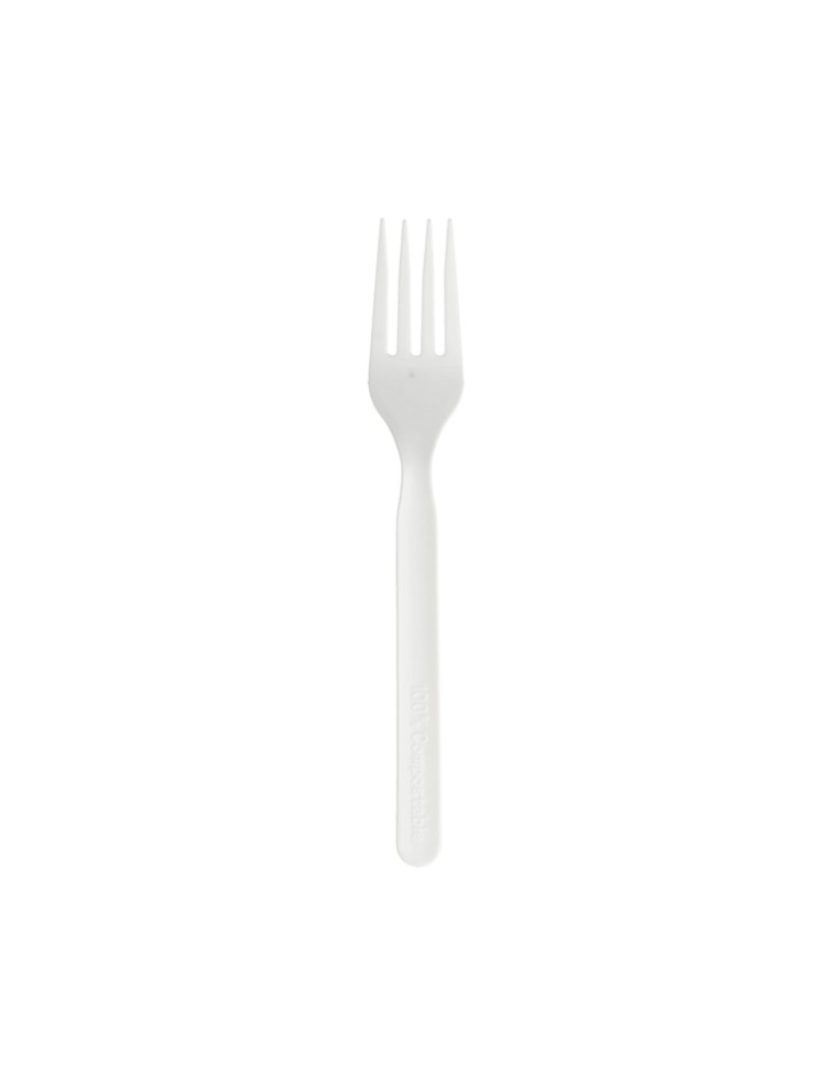 CUBIERTO TENEDOR 17 CM BLANCO CPLA (1000 UNID)