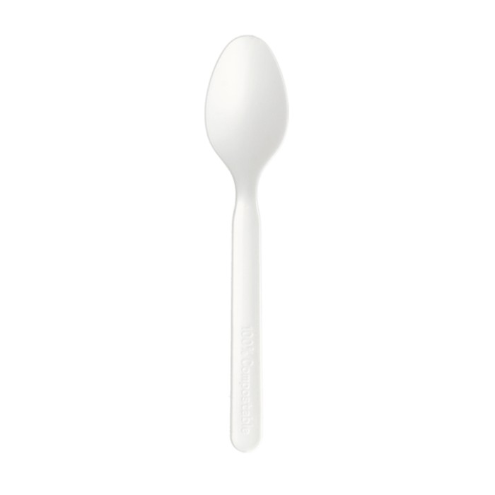 CUBIERTO CUCHARA 16 CM BLANCO CPLA (1000 UNID.)