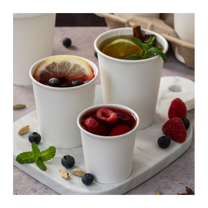 VASO BEBIDAS CALIENTES 70 ML BLANCO CARTONCILLO (1000 UNID)