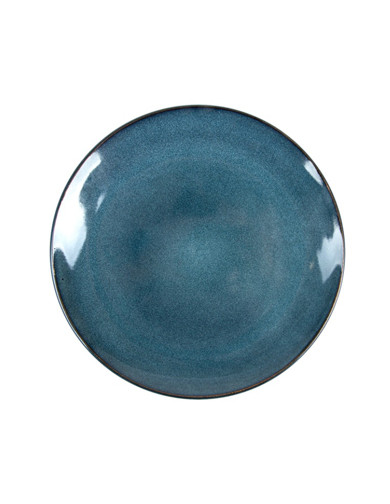PLATO AZUL AKALA Ø27 CM STONEWARE (6 UNID)
