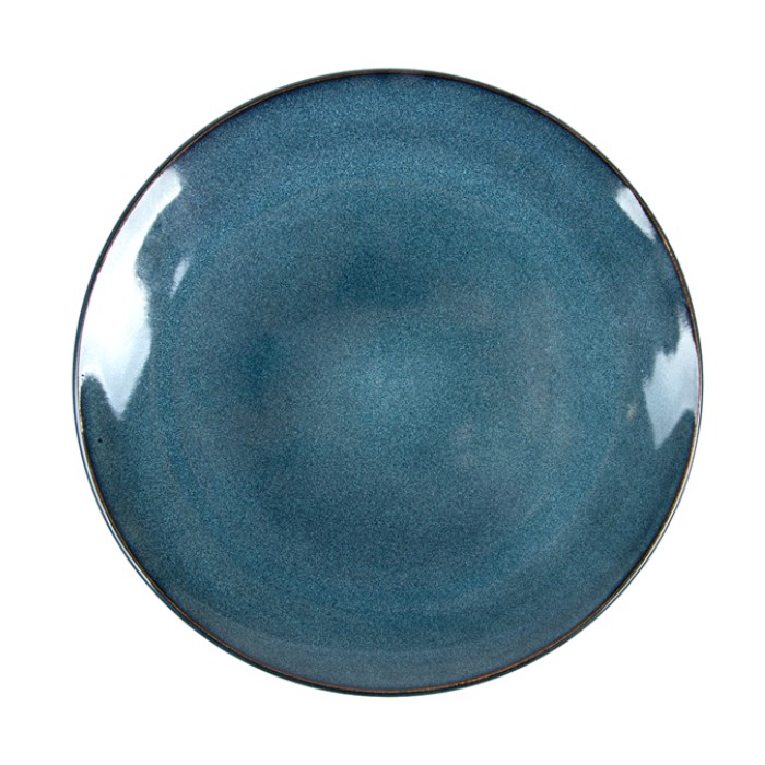 PLATO AZUL AKALA Ø27 CM STONEWARE (6 UNID)