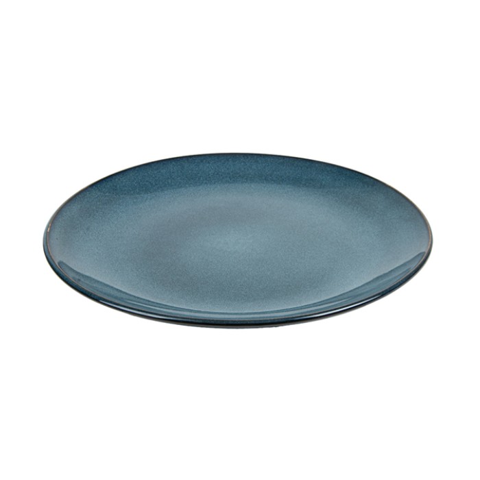 PLATO AZUL AKALA Ø27 CM STONEWARE (6 UNID)