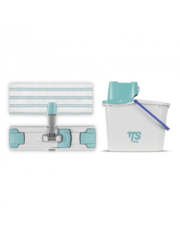 KIT UNI JUNIOR (Bastidor, mopa 35 cm y cubo con prensa 14L)