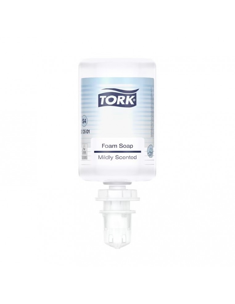 JABON ESPUMA S4 SUAVE TORK 1L (Caja 6 unidades)