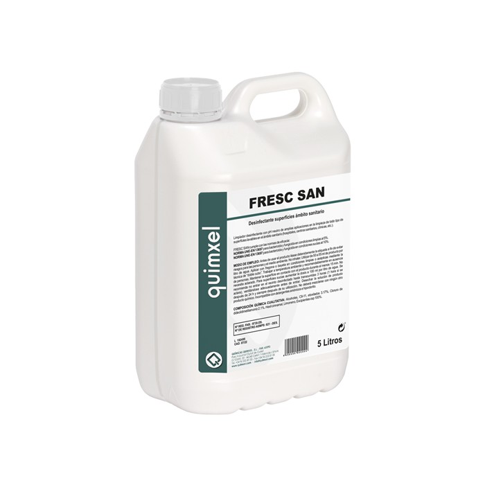 DESINFECTANTE FRESC SAN 5L Desinfectante superficies ámbito sanitario