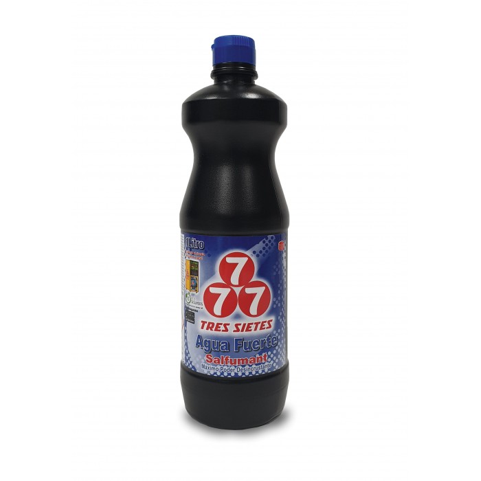 ACIDO CLORHIDRICO AGUA FUERTE SALFUMANT TRES SIETES 1L