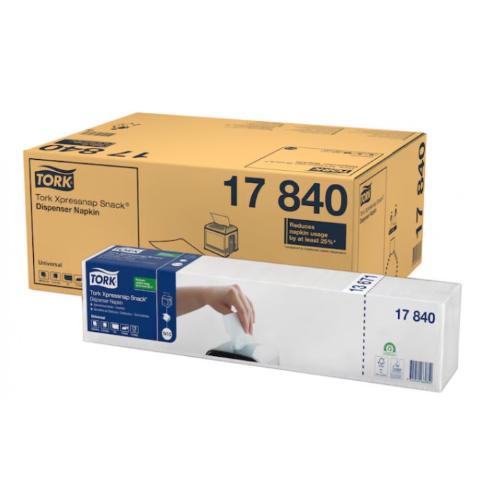 SERVILLETA N10 TORK XpressNap Interplegada (40 paq x 225)