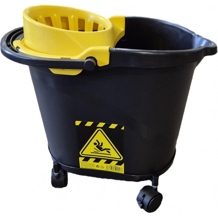 CUBO FREGONA ONE 15 L CON ESCURRIDOR  CON SOPORTE RUEDAS
