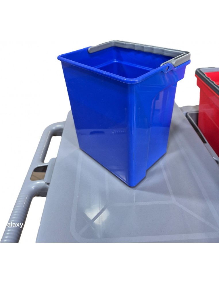 cubito 4 litros para carros de limpieza, disponible en diferentes colores,