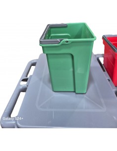 cubito 4 litros para carros de limpieza, disponible en diferentes colores, 2