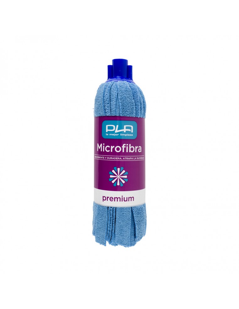 FREGONA MICROFIBRA TIRAS AZUL PLA