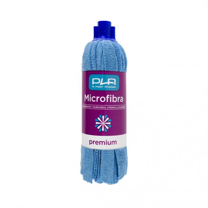 FREGONA MICROFIBRA TIRAS AZUL PLA