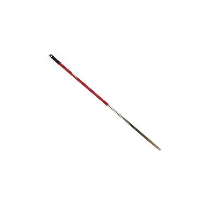 MANGO ALUMINIO 1.40m ENFUNDADO ROJO
