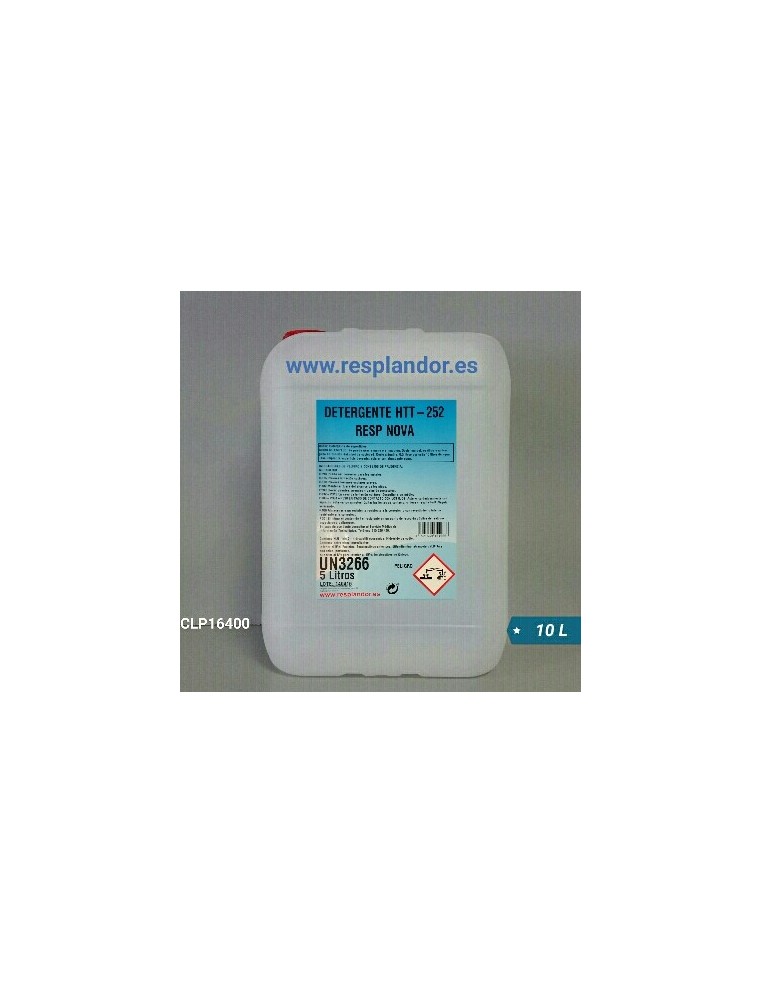 DETERGENTE HTT 252 PLUS 10L PARA MAQUINAS FREGADORAS