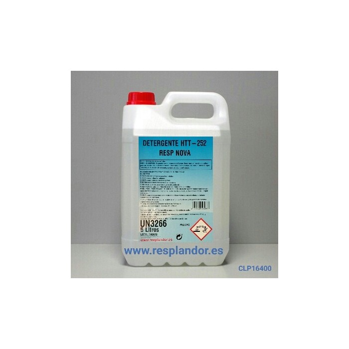 DETERGENTE HTT 252 PLUS 5L PARA MAQUINAS FREGADORAS
