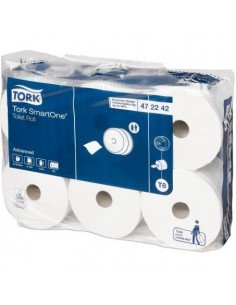 HIGIÉNICO INDUSTRIAL T8 SMARTONE TORK 6 rollos EXTRACCIÓN CENTRAL