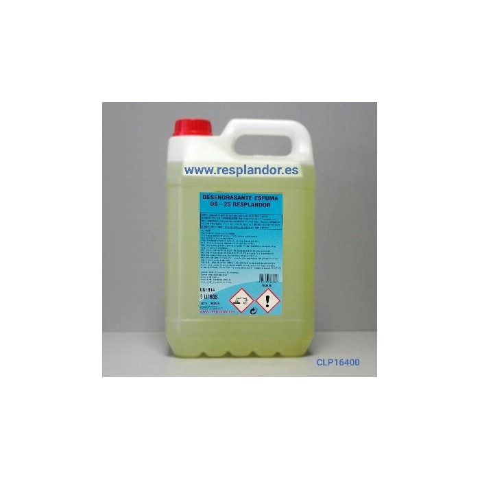 DESENGRASANTE ESPUMA DS-25 RESPLANDOR 5L