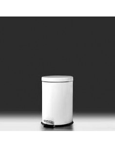 PAPELERA PEDAL BLANCA 5L 2