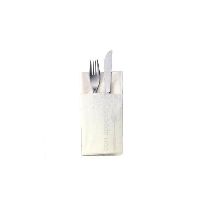 SERVILLETA 39x39 CUBIERTOS TORK BON APPETIT 3 Capas (6 paquetes de 200 servilletas)