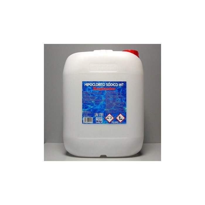 HIPOCLORITO SÓDICO WT RESPLANDOR 24 Kg APTO PARA DE AGUAS DE CONSUMO