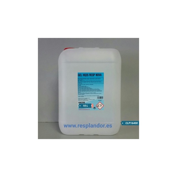 GEL HQ-35 RESP-NOVA 10L DETERGENTE